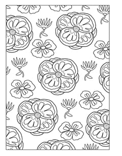 Langage des fleurs - 100 dessins à colorier