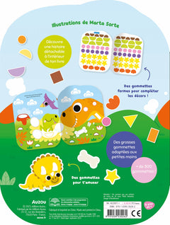 Gommettes formes - L'aventure de petit dinosaure