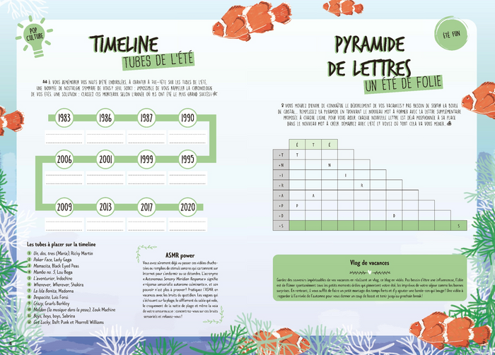 Mon cahier de vacances 2022