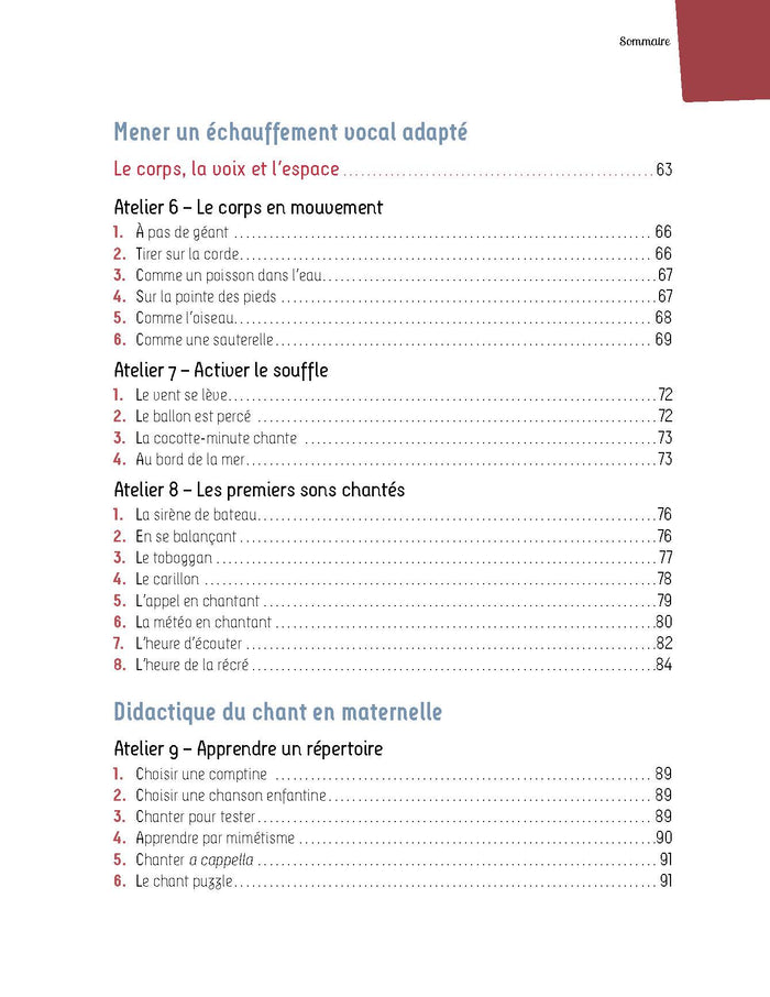 Chant et expression vocale à l'école maternelle