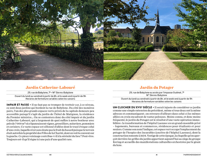 Où trouver le calme à Paris