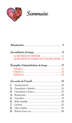 Les sens de l'amour - Cartes oracle