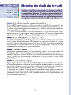 La législation du travail