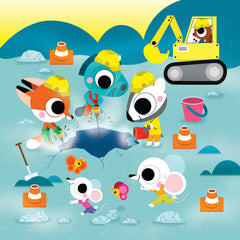 Pinceau magique - Le chantier