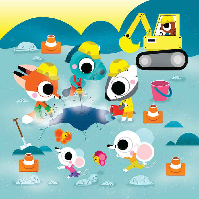 Pinceau magique - Le chantier