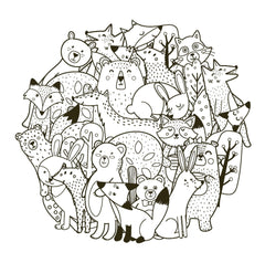 Les p'tits mignons - Copains câlins - 20 coloriages rigolos !