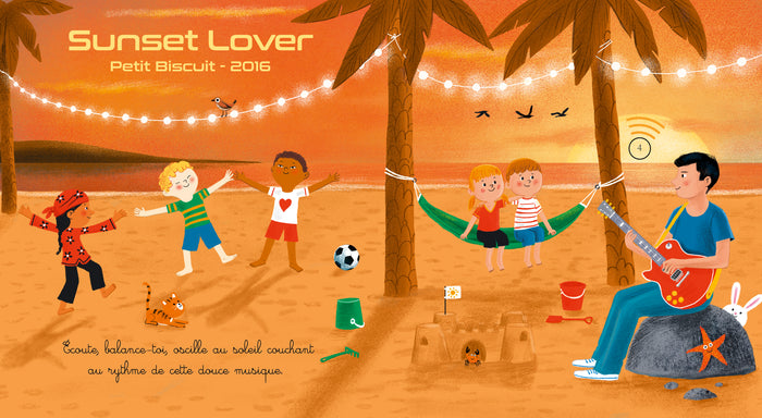 Mes premiers airs DJ set – Livre sonore et éveil avec 6 puces sonores – Bébé dès 6 mois