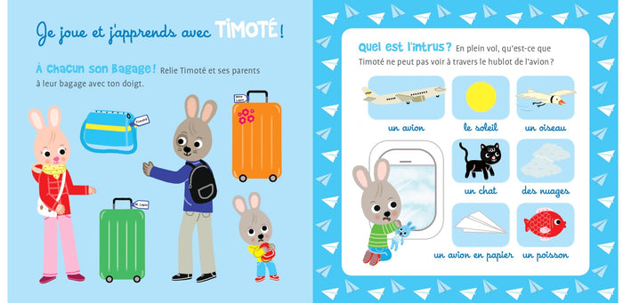 Timoté prend l'avion