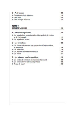 Les métiers de l'audiovisuel