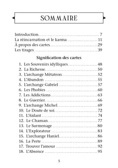 L'énergie des vies antérieures - Cartes oracle