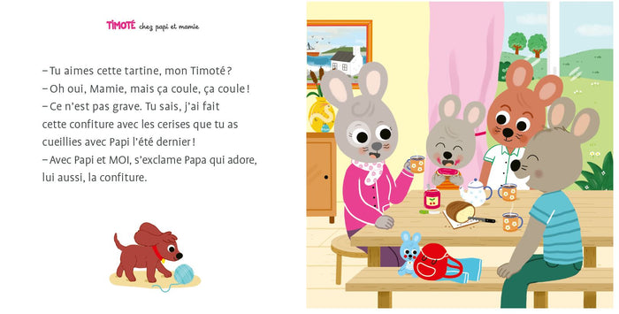 Timoté chez Papi et Mamie