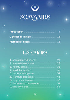 Messages des guides de lumière - Cartes oracle