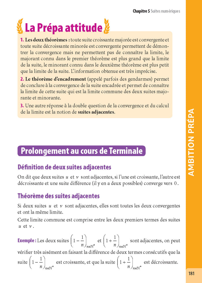 ABC BAC Excellence - Maths prépa scientifique Term