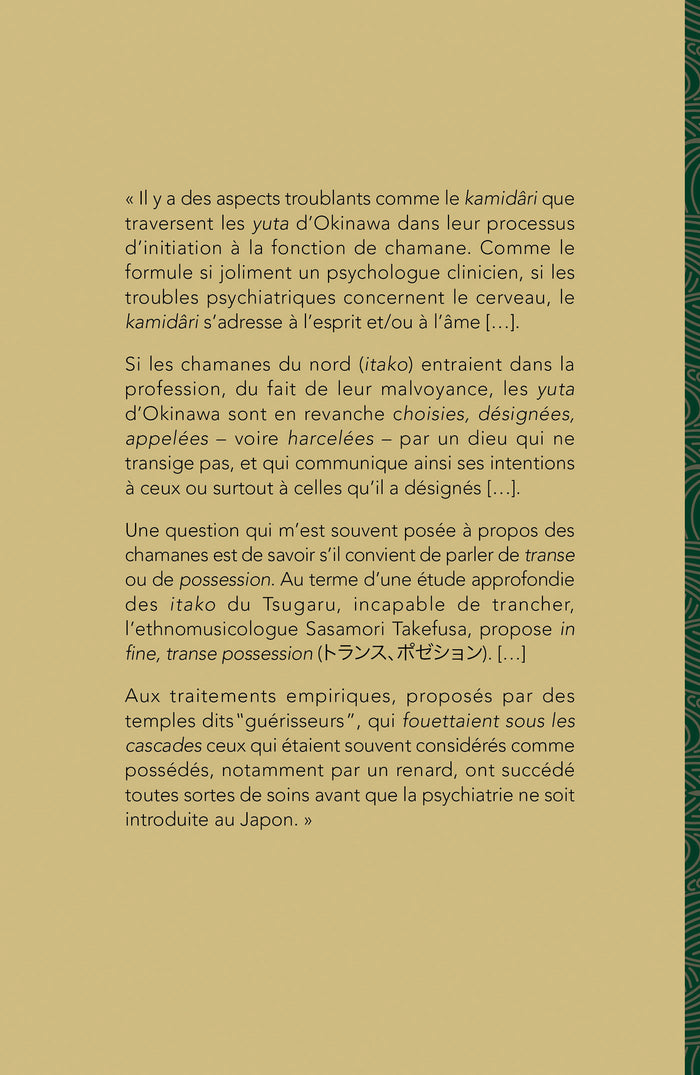 Chamanisme et psychiatrie au Japon - L'impossible réconciliation ?