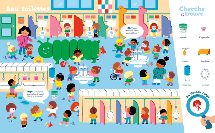 Cherche et trouve : l'école maternelle