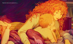 Dans les cheveux de maman