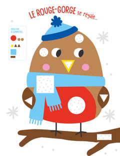 Mon cahier de gommettes - L'hiver