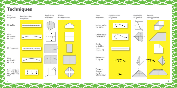 Origami classiques - Détacher et plier
