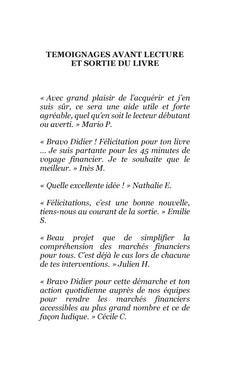 Voyage au coeur des marchés financiers