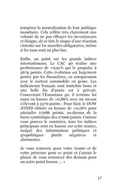 Voyage au coeur des marchés financiers