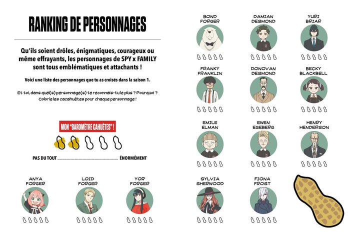 Ton carnet Spy x Family - Carnet à remplir