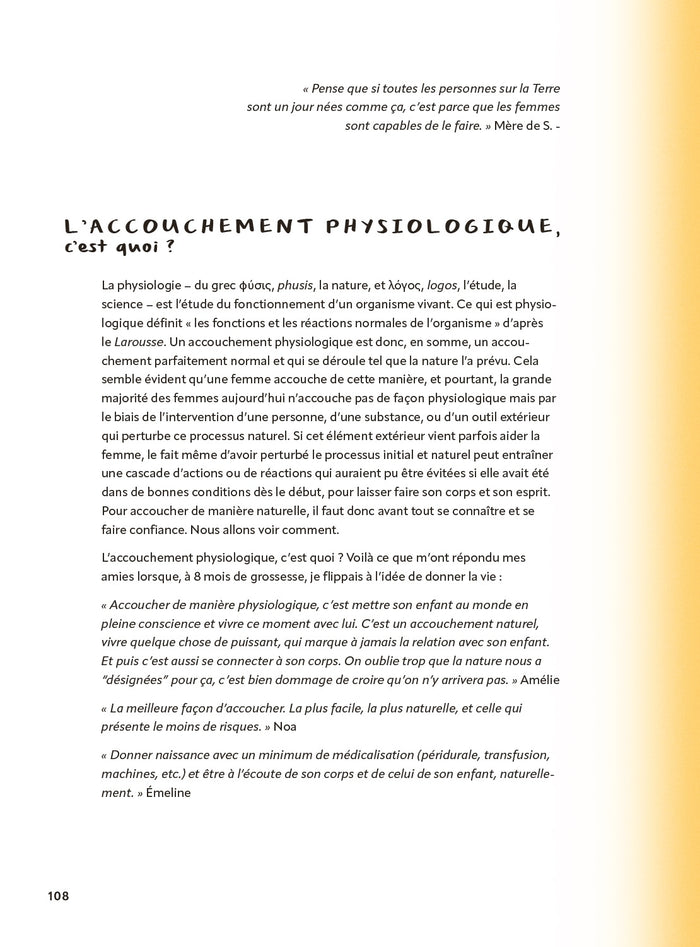 Maternité libre et puissante