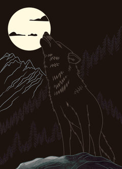 Les loups - Cartes à gratter