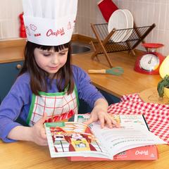 Coffret Kids : Le P'tit Pizzaïolo - Le livre, tablier et la toque - Chefclub Kids