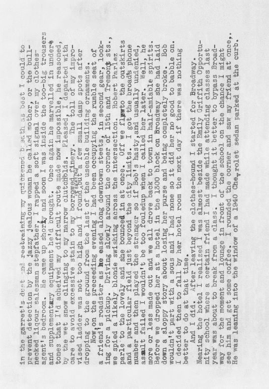 Lettre sur l'histoire de Joan Anderson