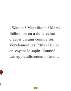 Cocorico Je sais lire ! 1res lectures avec les P'tites Poules-Les P'tites Poules fêtent Noël Niveau3