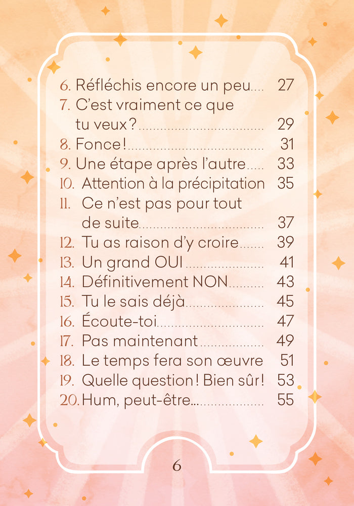 Eclats de lumière - Cartes oracle