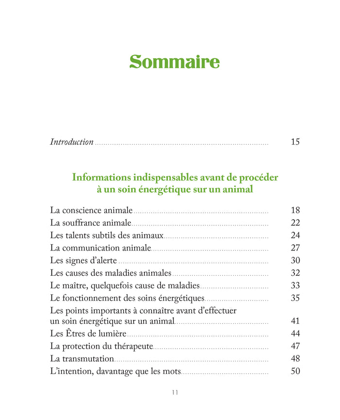 Manuel de soins énergétiques pour les animaux