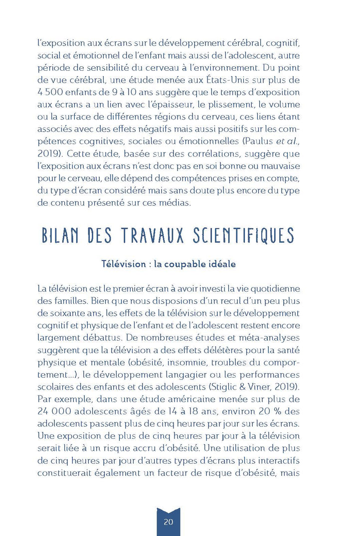 Les enfants et les écrans