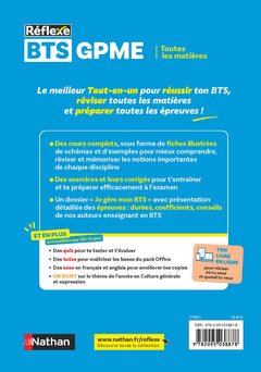 Toutes les matières BTS GPME - Réflexe N° 10 - 2025-2026
