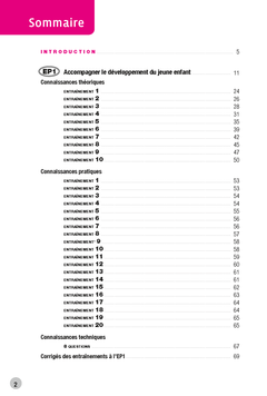110 entraînements - Epreuves prof. EP1 EP2 EP3 - CAP accompagnant éducatif petite enfance 2022-2023