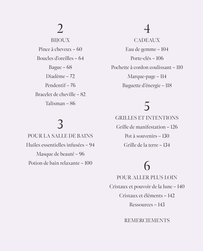 Mon atelier créatif de lithothérapie