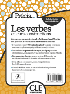 Les verbes et leurs constructions