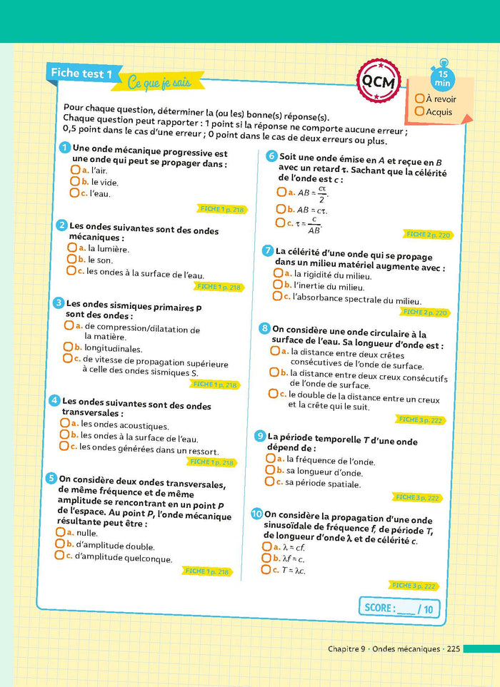 Physique-Chimie 1re - ABC Réussite - Bac 2024
