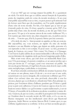 La crise du monde moderne