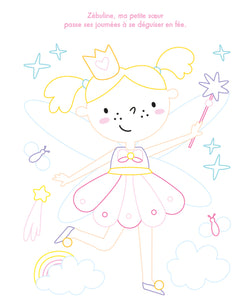 Princesses - Mes tableaux strass à colorier