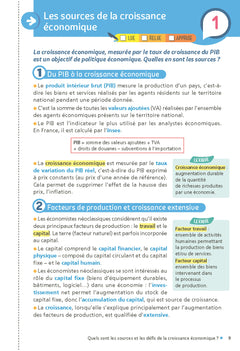 SES (Sciences économiques et sociales) Terminale - Mes fiches pour le BAC Term