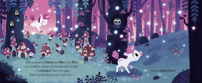 Au lit petite licorne