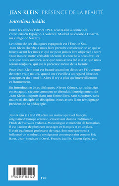 Présence de la beauté