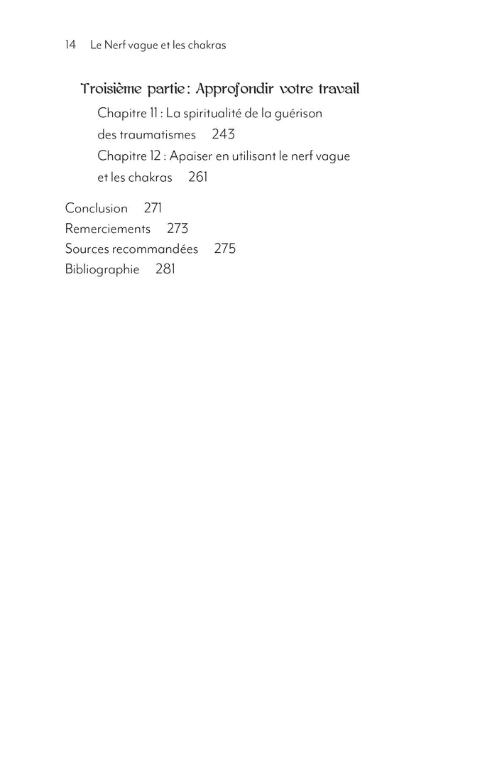 Le nerf vague et les chakras