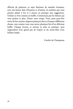 L'art de diriger