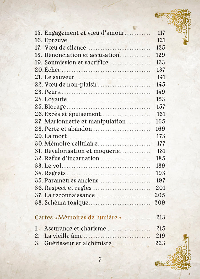 Les mémoires de l'âme