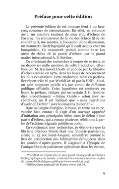 Les idées dans le début d'une partie d'échecs