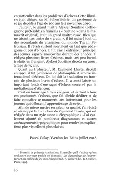 Les idées dans le début d'une partie d'échecs