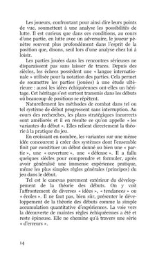 Les idées dans le début d'une partie d'échecs