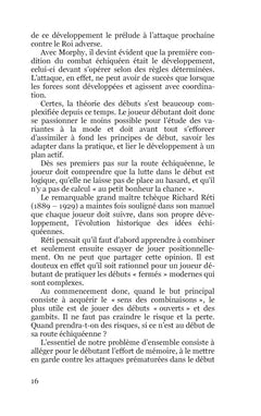 Les idées dans le début d'une partie d'échecs